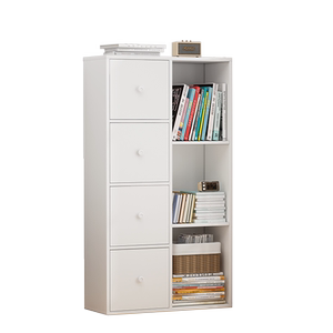 飘窗收纳柜置物柜书架窗台柜子防晒杂物柜阳台书柜卧室靠墙储物柜