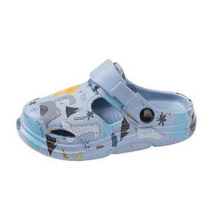 男童外出2024新款外穿包头夏季儿童女软底中大童洞洞鞋防滑防臭