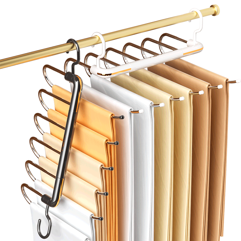 【太空铝】裤子衣架收纳神器裤架