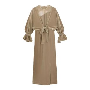 AMERI时尚感气质大露背优雅女装裙子拼接套装连衣裙01220530890