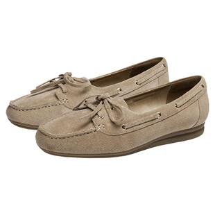 KISSCAT接吻猫复古莫卡辛系带小皮鞋乐福鞋女真皮软底不累脚