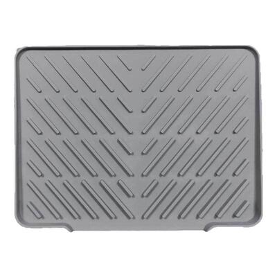 硅胶沥水垫水槽导流式厨房果蔬碗碟滤水干燥垫家用台面锅垫隔热垫