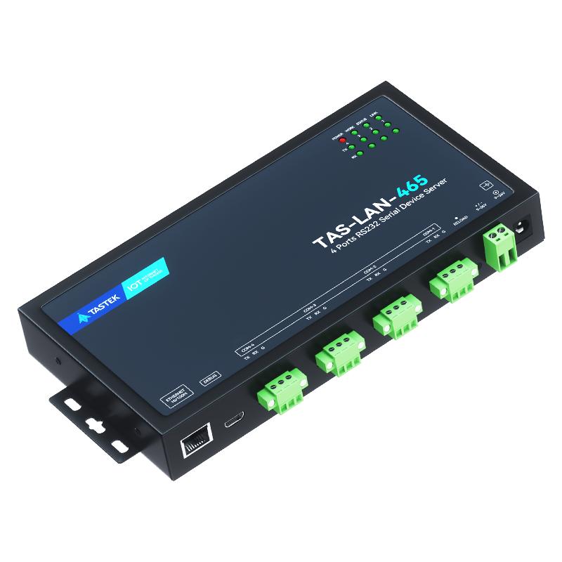 塔石232串口服务器转以太网网口通信modbus通讯模块rs232转tcp/ip网关rj45