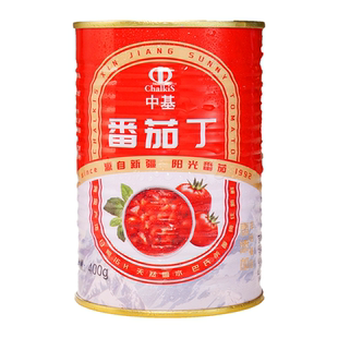 24年8月中基新疆番茄丁0脂肪无添加剂自然成熟去皮西红柿即食特产
