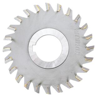 镶硬质合金W2三面刃铣刀 YGW2YT非标定制150-160焊接钨钢圆盘铣刀