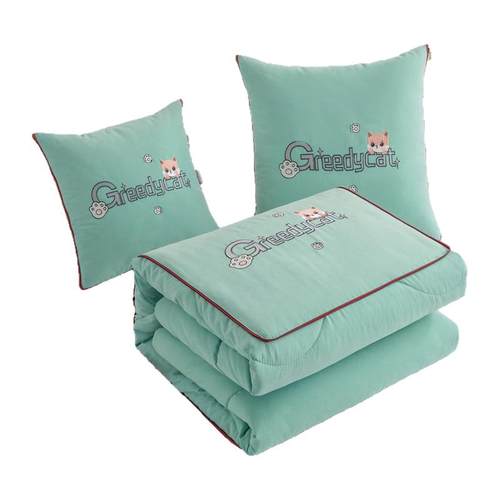 抱枕被子汽车载多功能两用简约四季折叠靠枕午休二合一夏凉空调被