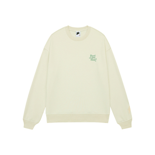 有志者UZIS 美式休闲运动卫衣男篮球跑步复古宽松圆领套头衫[空集