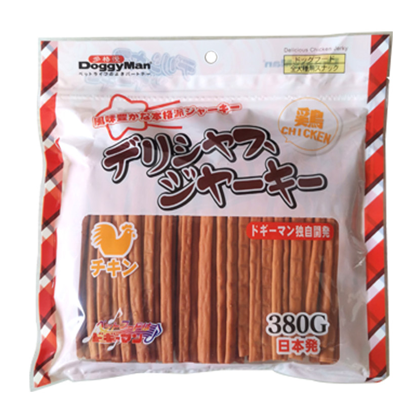 日本多格漫狗零食鸡肉牛肉条羊肉
