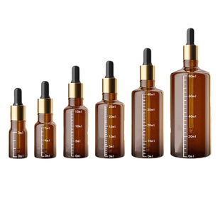 精油分装瓶辅食油婴儿核桃油小药瓶高档滴管瓶食品级茶色避光空瓶