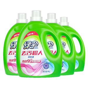 绿伞洗衣液4kg*4桶柔顺护衣