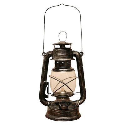 老式户外手提照明怀旧野营煤油灯