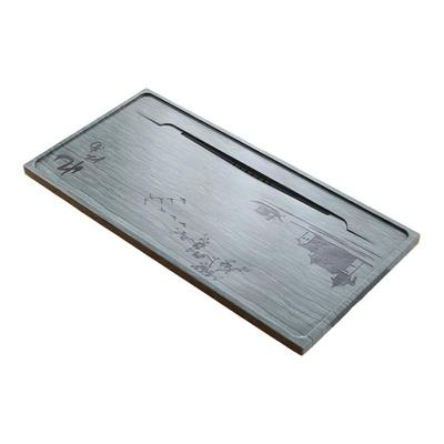 天然整块木纹石茶盘2025新款简约