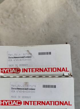 贺德克压力传感器 全新 HDA 4745-A-016-000议价