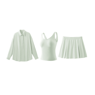 蕉下女士分体泳衣防晒涉水衬衫套装UPF2000+水陆两穿背心户外泳装