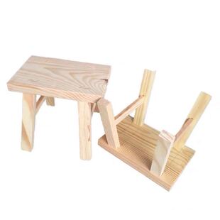 手工拼装凳子实木组装小板凳榫卯散装木凳DIY材料包高中通用技术