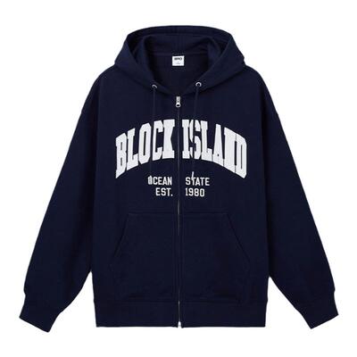 SPAO春季新品时尚印花宽松卫衣