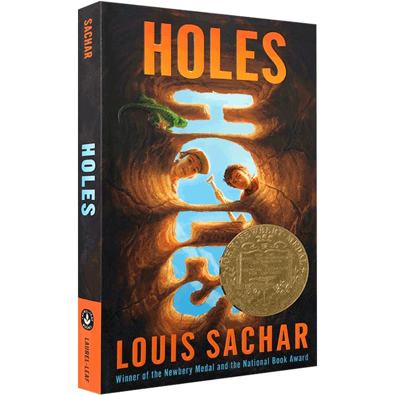 英文原版Louis Sachar作品 Holes洞纽伯瑞奖别有洞天原著寻宝小子歪歪路小学歪歪路小学Wayside School麻烦精马文搭wonder flipped