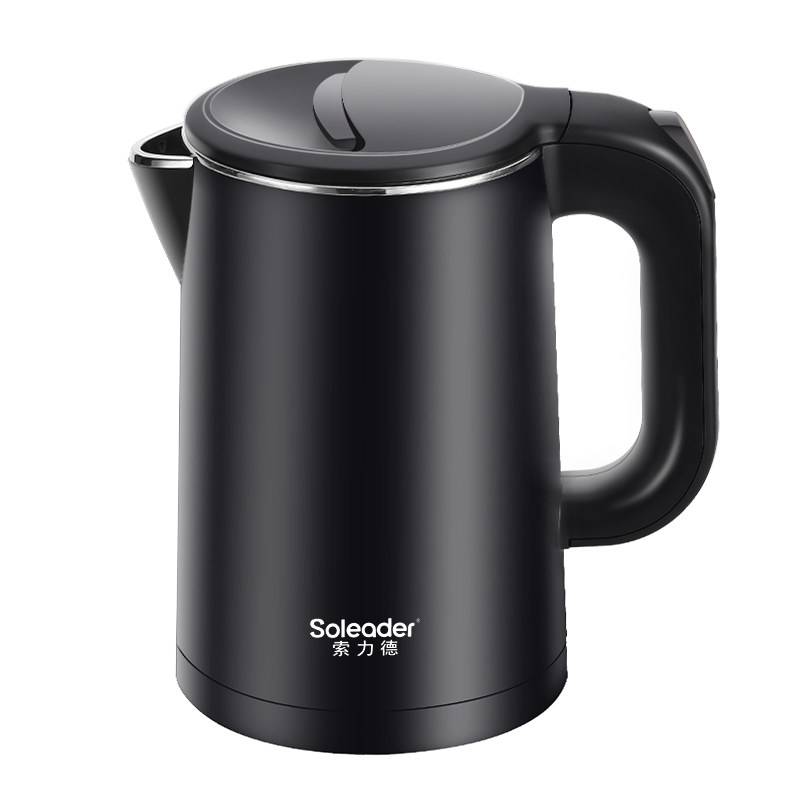 酒店电热水壶茶楼客房专用0.8L带托盘套装民宿1.2升烧煮开水壶厂