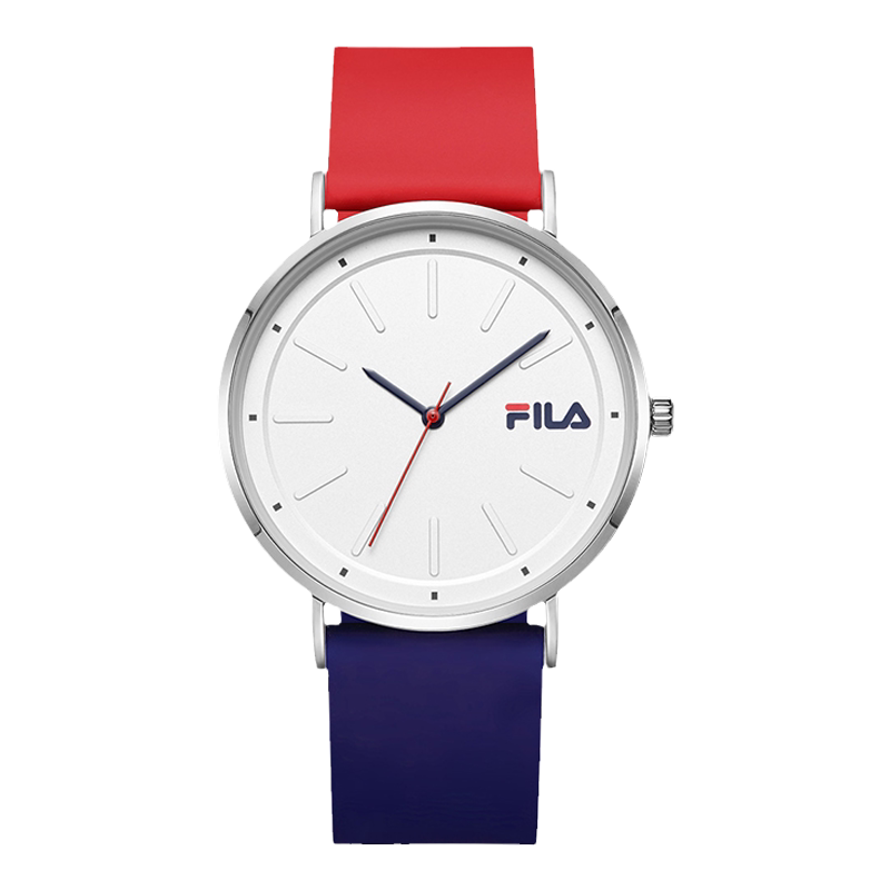 FILA/斐乐时尚撞色硅胶表带腕表