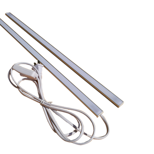 橱柜灯led柜底灯220V线条灯衣柜层板灯酒柜灯带免开槽明装柜内灯