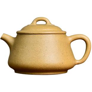 宏中《希有泥料》宜兴四号井本山绿影瓢 家用全手工精品紫砂壶