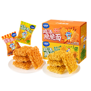 小鹿蓝蓝鸡汤脆脆面儿童零食解馋掌心脆方便面休闲健康充饥干脆面