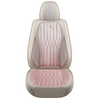 旗舰店纳帕皮革布艺四季汽车坐垫