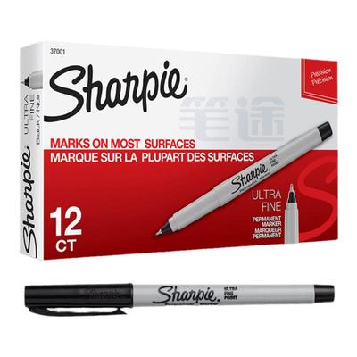 Sharpie三福极细记号笔0.5mm防水