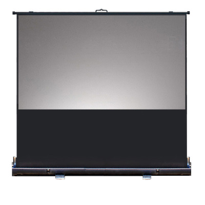 地拉幕布投影家用地拉式手动升降