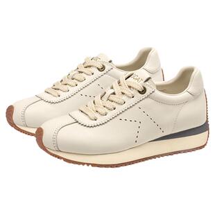 [沈月/热巴]同款接吻猫[摩卡德训]厚底增高休闲鞋复古皮质德训鞋