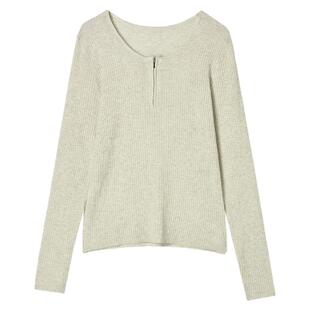 Outlets专柜撤柜正品 GMS春装新款 温婉大方极简风微弹长袖针织衫