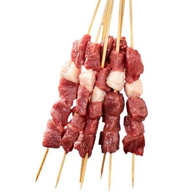 芈羊羊新鲜肉串长短签100串