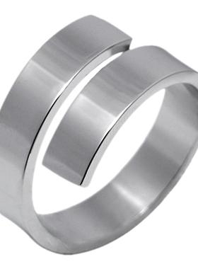 百搭款戒指钛钢时尚个性情侣
