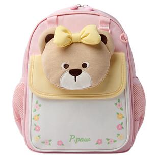 PawinPaw卡通小熊童装26年春夏季新款男女宝宝大容量书包双肩包