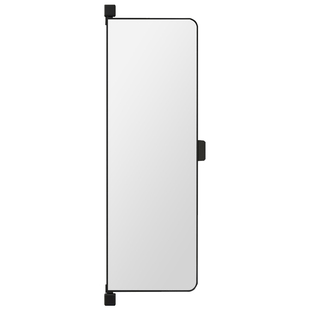 衣柜镜子穿衣镜旋转隐藏对开门内置推拉滑轨折叠伸缩全身镜平开门