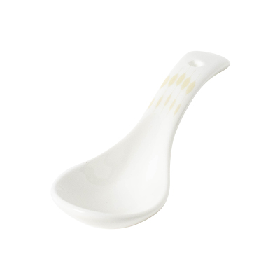 创意图案耐用易洁健康陶瓷勺子