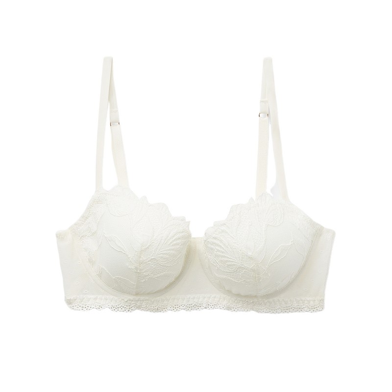 Intimissimi【情人节礼物】时尚花卉刺绣性感聚拢文胸系列2582