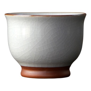 坐见山月天青主人杯开片可养茶杯家用单杯可定制功夫茶具陶瓷茶盏