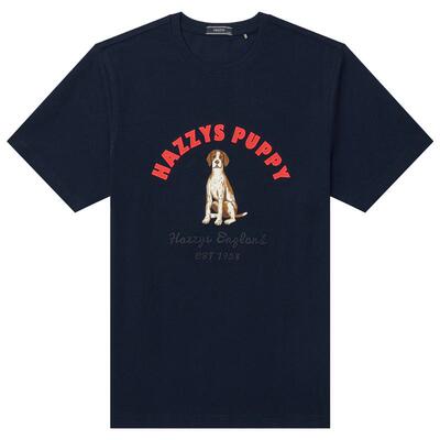 hazzys男士圆领短袖T恤衫