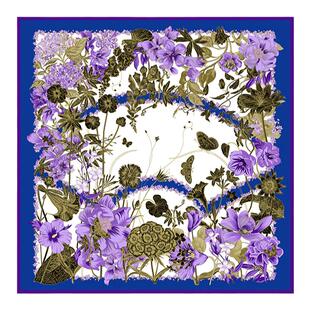 【杭州亚运会】万事利新款真丝丝巾扇子送礼礼盒民族文化亚洲之花