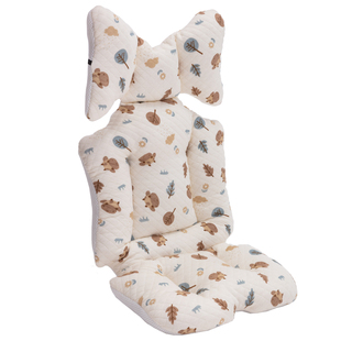 婴儿推车棉垫四季秋冬通用遛娃神器丸丫t6二代宝宝好V9加厚坐垫子