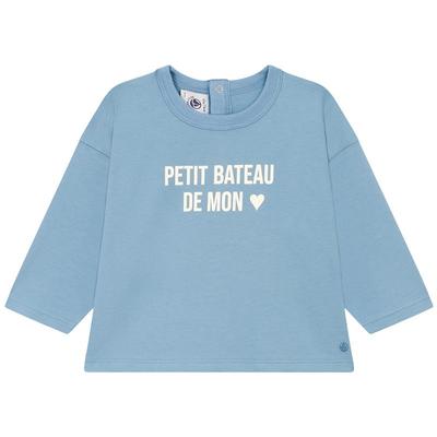 法国长袖T恤衫petitbateau圆领