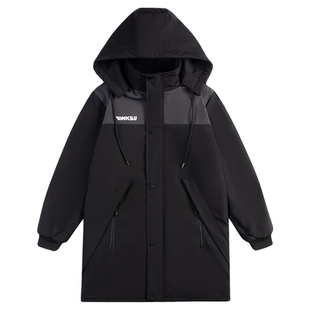 冬季罩衣男加绒加厚夹棉工作服女物流仓库搬运耐磨防水防尘劳保服