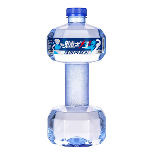 魅之力哑铃饮用天然水1550ml健身