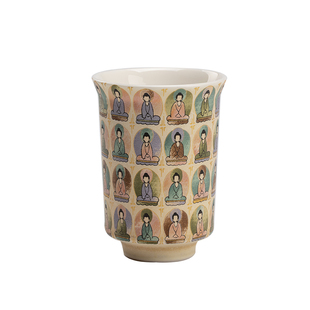 茶杯主人杯敦煌文创莫高窟千佛梵清禅意陶瓷功夫茶具品茗杯单杯