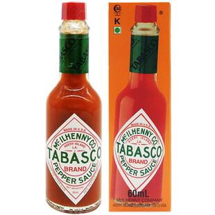 美国进口辣椒仔tabasco辣椒酱低脂美式辣酱牛排意面西餐甜辣椒汁