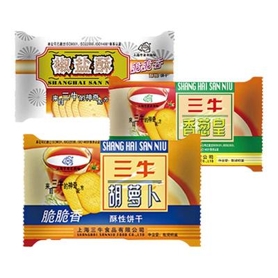 上海三牛椒盐酥饼干单独小包装