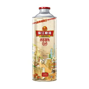珠江啤酒12°P珠江980ml*6罐整箱总厂产国产高浓度代表够味大容量
