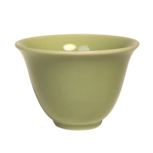 台湾三希堂湖绿翻口杯品茗杯品杯喝杯茶杯功夫茶杯客人杯多款茶具