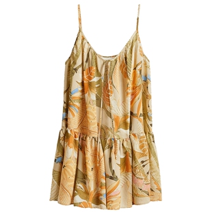 HM女装连衣裙春季吊带宽松海边度假A字版型连衣裙1301262